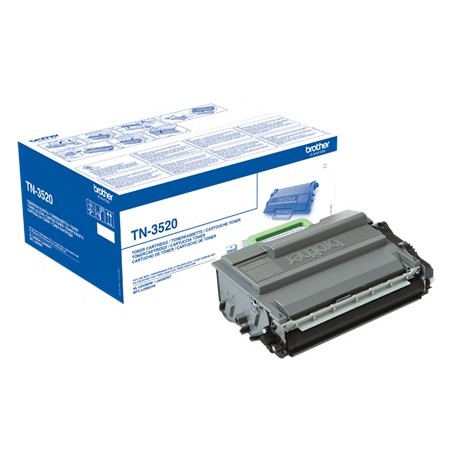✅ Brother Toner TN-3520 Noir couleur Noir en stock