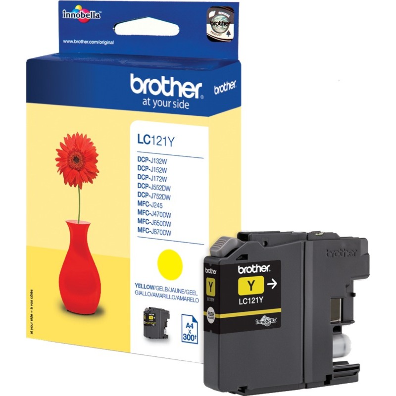 Brother LC-121Y jaune