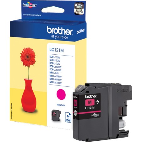 ✅ Brother LC-121M magenta couleur magenta en stock
