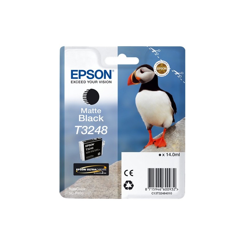 Epson cartouche encre T3248 noir mat Epson cartouche encre T3248 noir mat