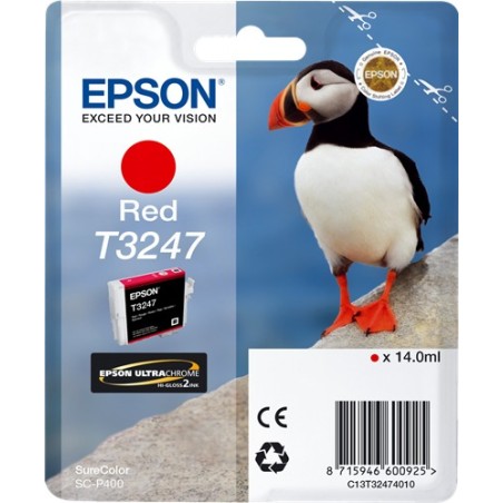 ✅ Epson cartouche encre T3247 rouge couleur rouge en stock