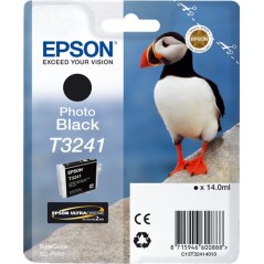 ✅ Epson cartouche encre T3241 noir photo couleur Noir en stock
