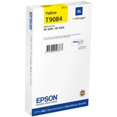 ✅ Epson cartouche encre T9084 (C13T908440) jaune couleur jaune en stock