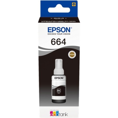 ✅ Epson Bouteille encre 664 noir couleur Noir en stock