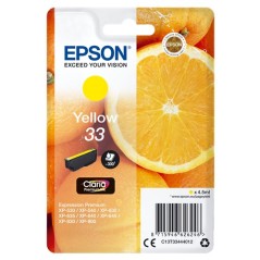 ✅ Epson cartouche encre 33 jaune couleur jaune en stock