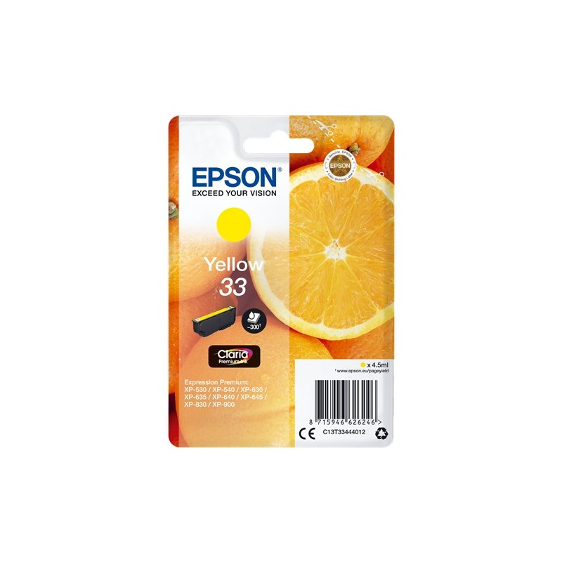 Epson cartouche encre 33 jaune