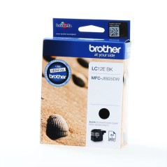 ✅ Brother cartouche encre LC-12EBK noire couleur Noir en stock