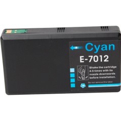 ✅ Cartouche compatible EPSON T7012 XXL cyan couleur cyan en stock