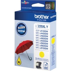 ✅ Brother cartouche encre LC-225XLY jaune couleur jaune en stock