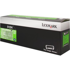 ✅ Lexmark toner 51F2H00 (512H) noir couleur Noir en stock