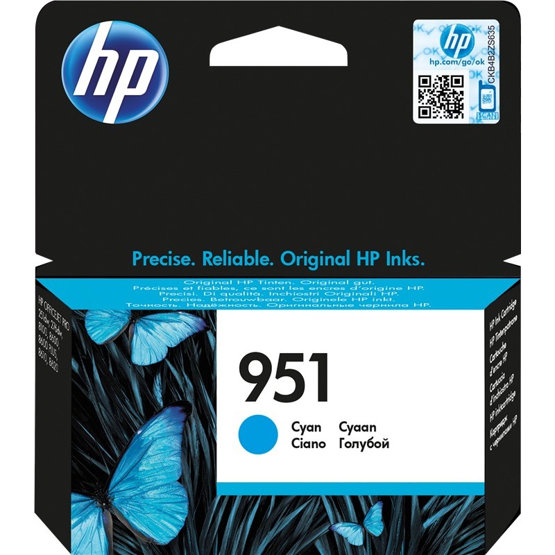 HP cartouche encre 951 cyan
