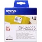 Brother Rouleau de papier continu DK-22225 Noir sur blanc, 38 mm de large Brother Rouleau de papier continu DK-22225 Noir sur blanc, 38 mm de large