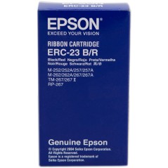 ✅ Epson ERC-23BR (C43S015362) ruban couleur rouge/noir en stock