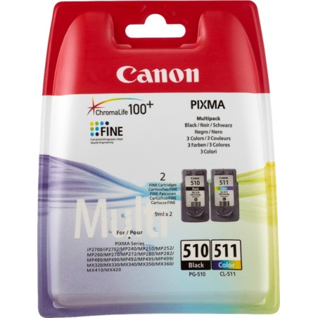 ✅ Canon MultiPack PG-510/CL-511 couleur pack en stock