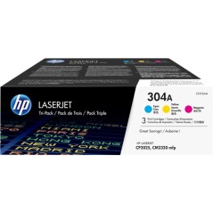 ✅ HP Toner 304A (CF372AM) Multipack Cyan / Magenta / Jaune couleur couleur en stock