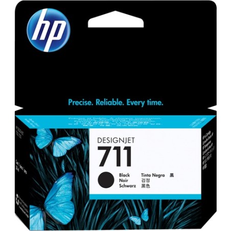 ✅ HP Cartouche encre 711 (CZ129A) noir couleur Noir en stock