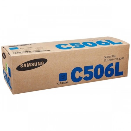 ✅ Samsung CLT-C506L (SU038A) cyan couleur cyan en stock