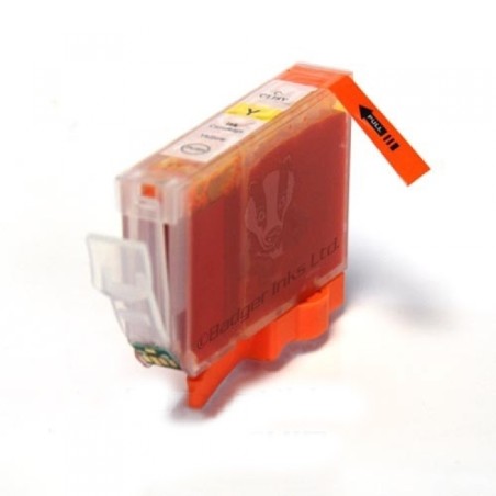 ✅ Cartouche compatible CANON CLI-526 Y jaune couleur jaune en stock
