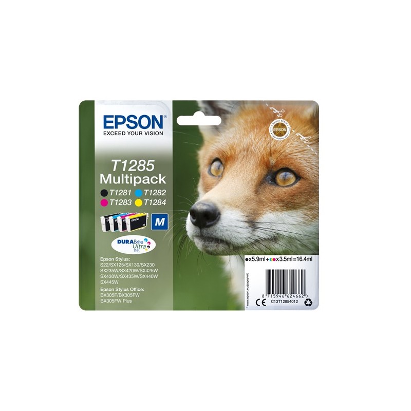 Epson Multipack 4-couleurs T1285 DURABrite Ultra Ink