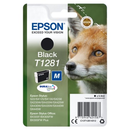 ✅ Epson cartouche encre T1281 noir couleur Noir en stock