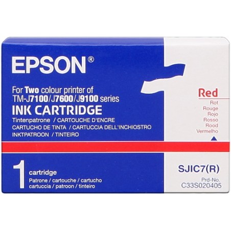 ✅ Epson cartouche encre SJIC7 rouge couleur rouge en stock