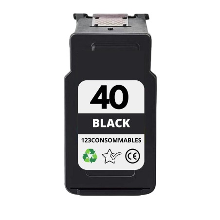 ✅ Cartouche compatible CANON PG-40 XL noir couleur Noir en stock