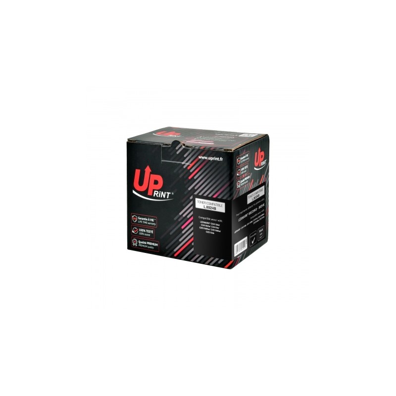 Toner UPrint compatible LEXMARK 80C2HK0 (802H) noir