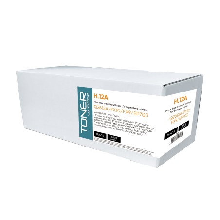 Toner compatible HP 12A noir