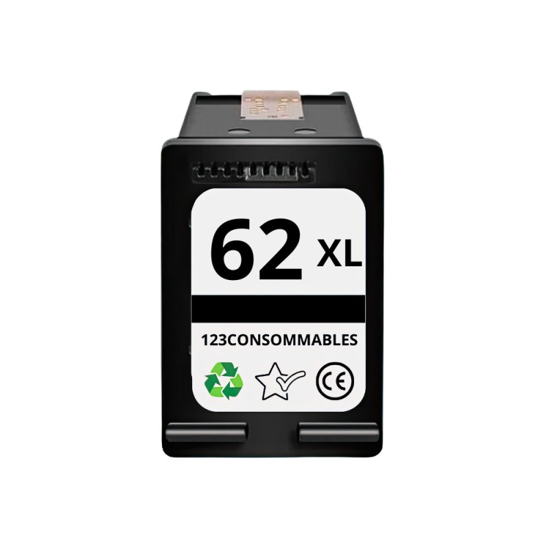 Cartouche compatible HP 62 XL noir - SANS NIVEAU