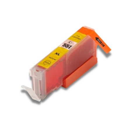 ✅ Cartouche compatible avec CANON CLI-551Y XL jaune couleur jaune en stock
