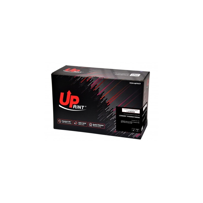 Toner UPrint compatible LEXMARK 51B2000/51B00A0 noir Toner UPrint compatible LEXMARK 51B2000/51B00A0 noir