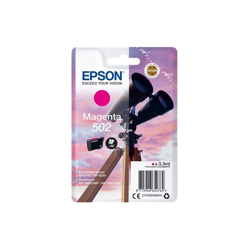 Epson cartouche encre 502 magenta Epson cartouche encre 502 magenta