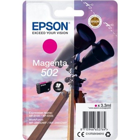 ✅ Epson cartouche encre 502 magenta couleur magenta en stock