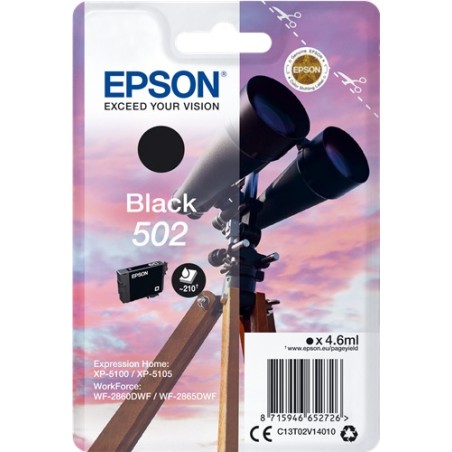 ✅ Epson cartouche encre 502 noir couleur Noir en stock