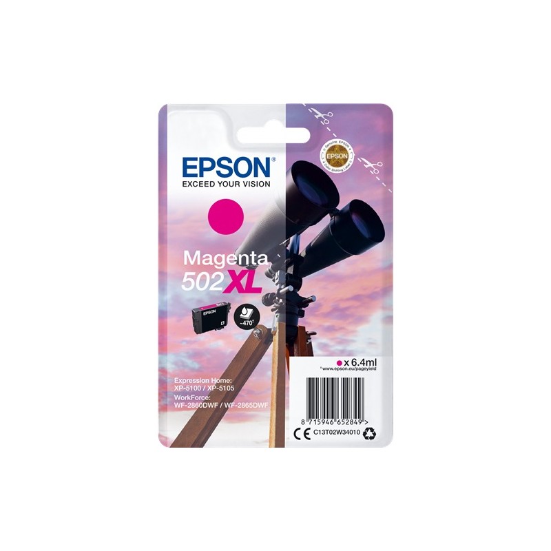 Epson cartouche encre 502XL Magenta Epson cartouche encre 502XL Magenta