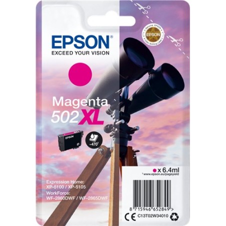 ✅ Epson cartouche encre 502XL Magenta couleur magenta en stock