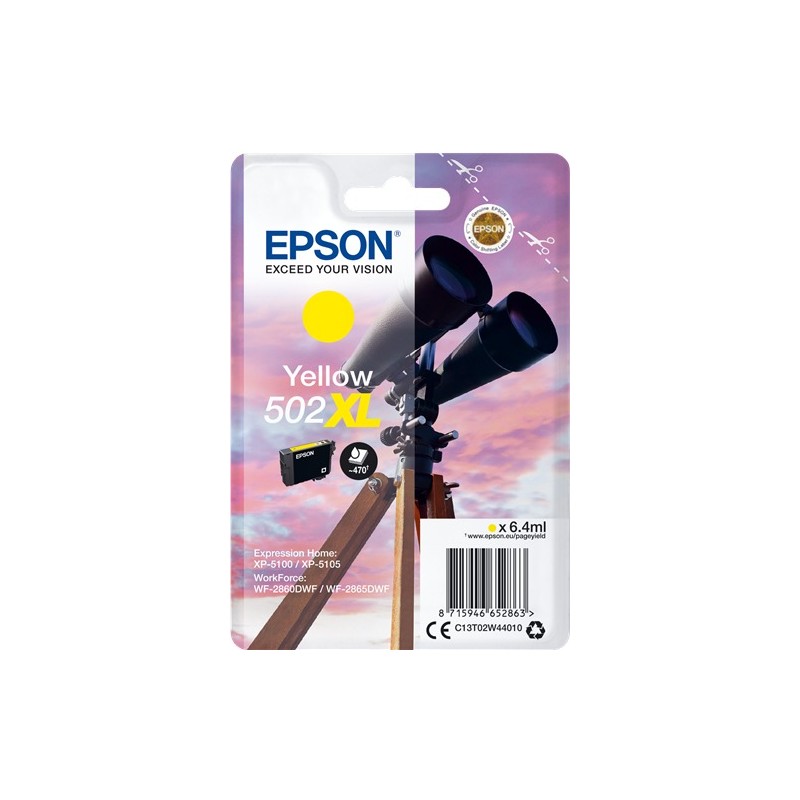 Epson cartouche encre 502XL jaune Epson cartouche encre 502XL jaune
