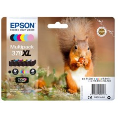 ✅ Epson Multipack 378XL, 6 cartouches couleur pack en stock