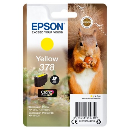 ✅ Epson cartouche encre 378 jaune couleur jaune en stock
