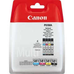 ✅ Canon MultiPack CLI-581 4 cartouches couleur pack en stock