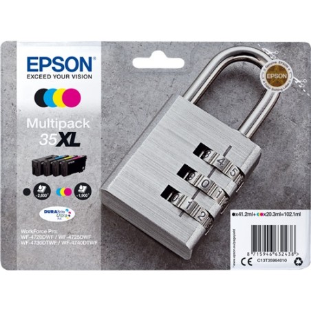 ✅ Epson MultiPack 35XL (4 cartouches) couleur pack en stock
