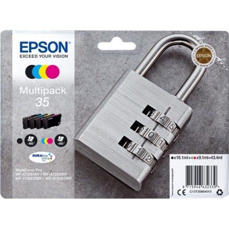 ✅ Epson MultiPack 35 (4 cartouches) couleur pack en stock