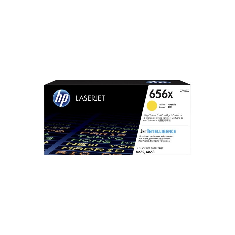 HP Toner 656X (CF462X) Jaune