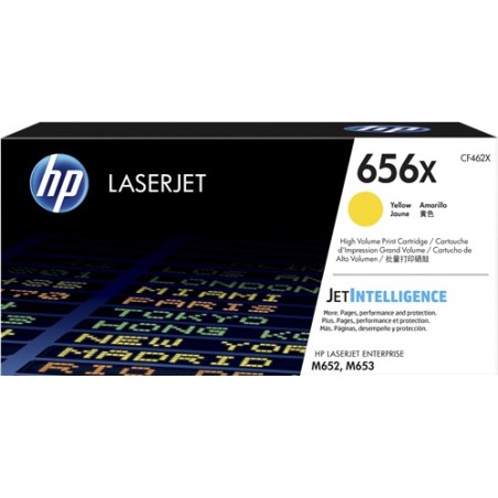 ✅ HP Toner 656X (CF462X) Jaune couleur jaune en stock