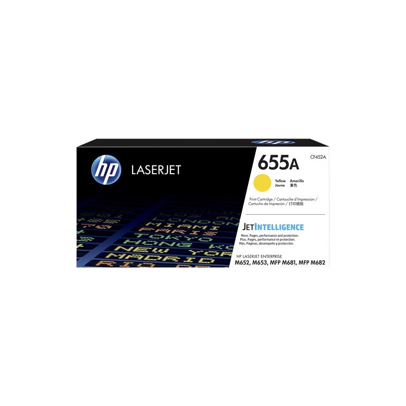 HP Toner 655A (CF452A) Jaune