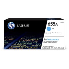 ✅ HP Toner 655A (CF451A) Cyan couleur cyan en stock