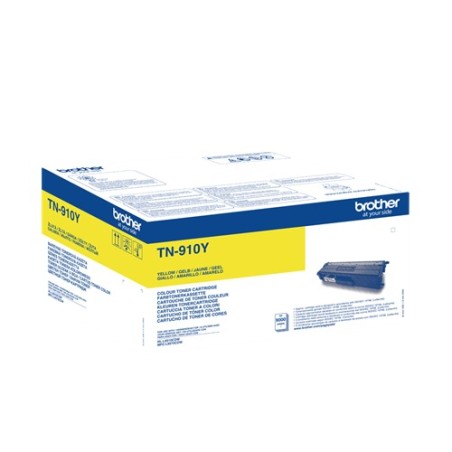✅ Brother TN-910Y Toner Jaune couleur jaune en stock