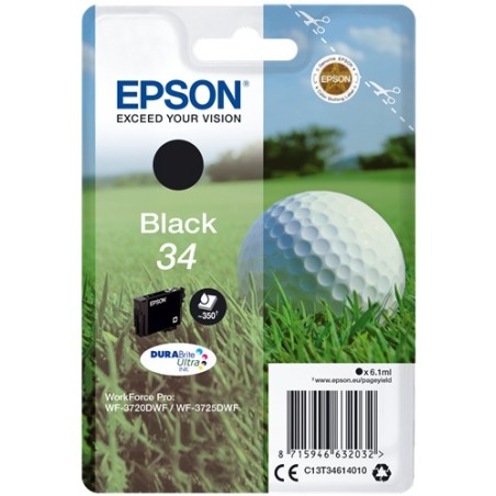 ✅ Epson cartouche encre T34 noir couleur Noir en stock