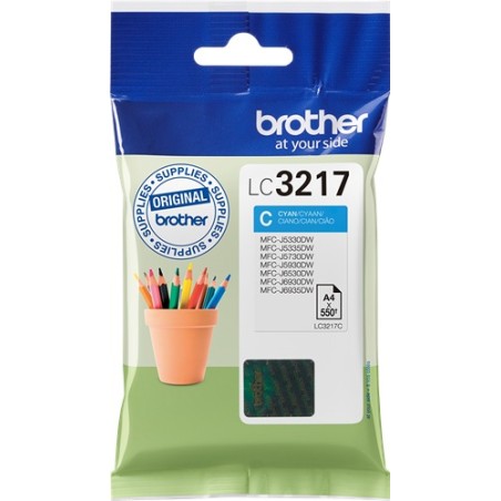 Cartouche encre Brother LC3217 cyan