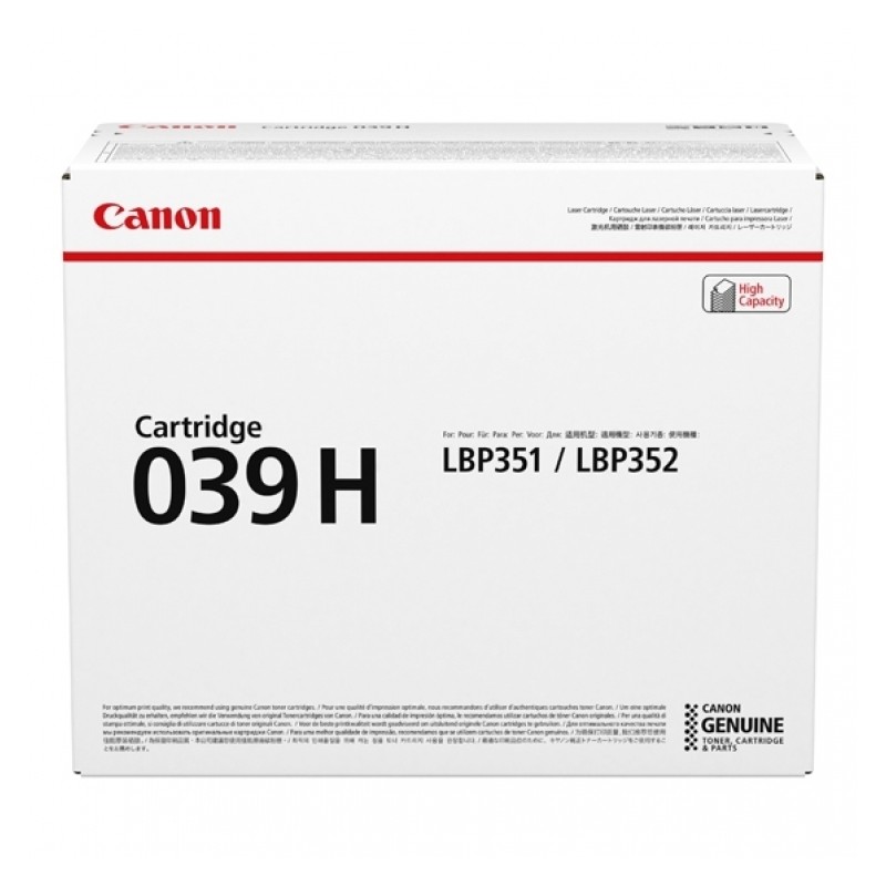 Canon toner noir 039H XL